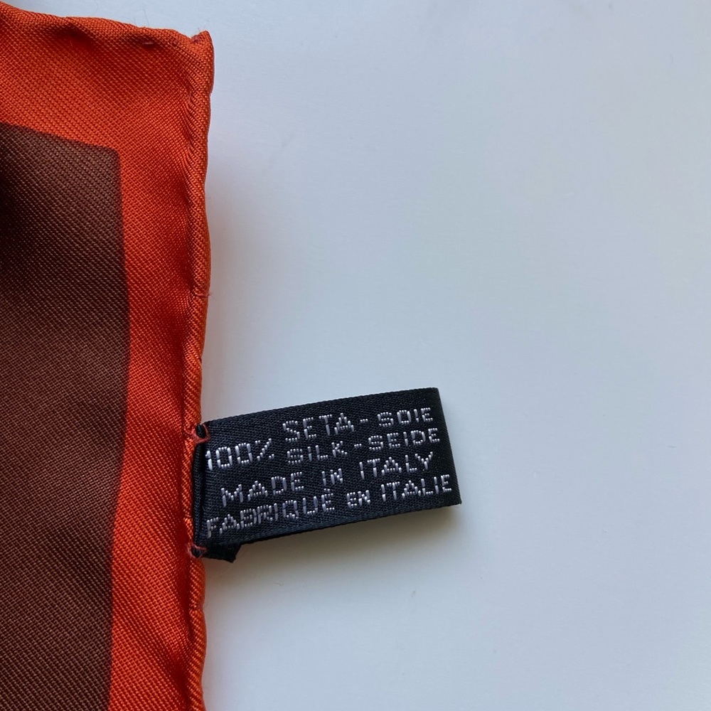 Celine silk scarf, jewelry motif - Picture 5 of 5